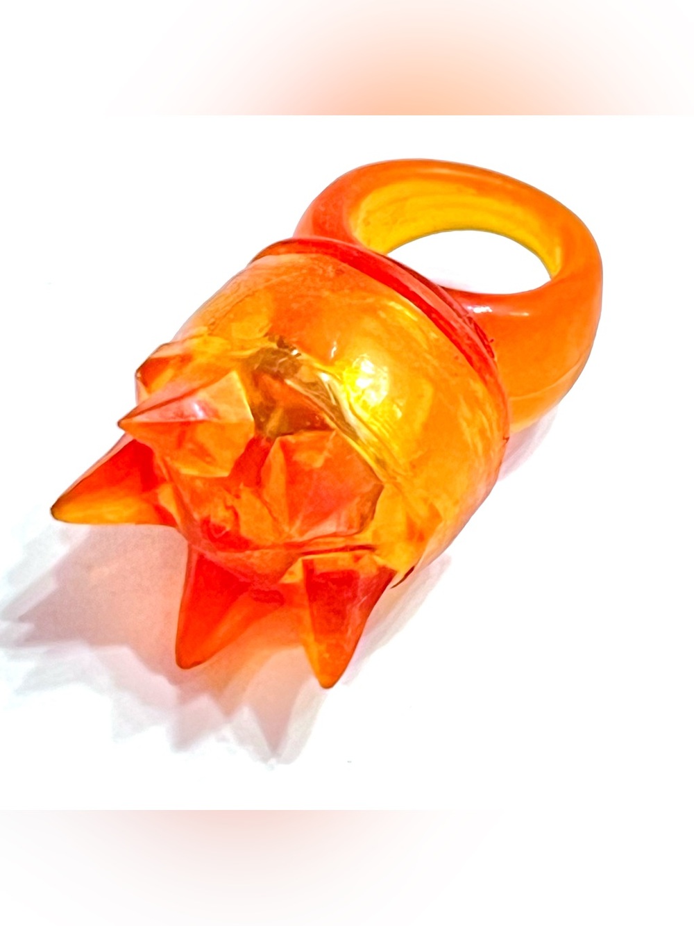 Orange light up ring